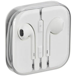 For Apple iPhone iPad Portable DAB MP3 Earphones Wired 3.5mm Jack White Headset in Case