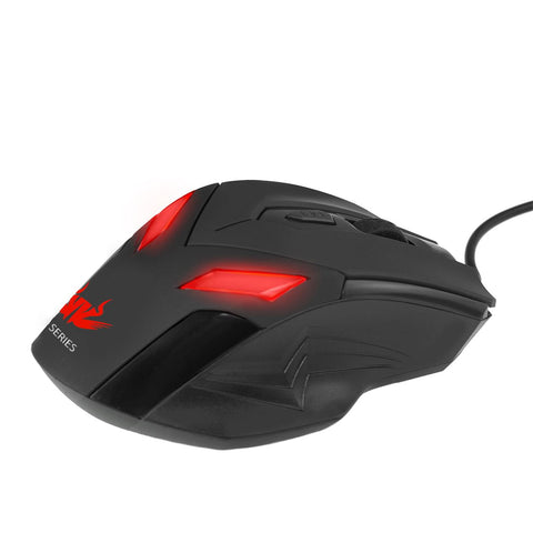 Zark wired gaming mouse with LED light 2400DPI