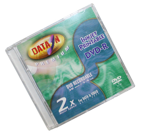 Data-On 8cm Mini (Jewel Case) DVD-R -2X/1.4GB Inkjet
