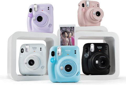 FUJIFILM Instax Mini 11 Instant Portable Camera with Flash - Charcoal Grey (Polaroid)