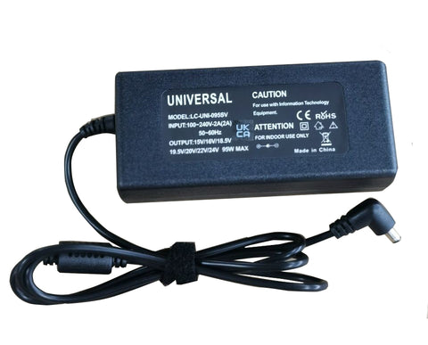 Universal 95W Laptop AC Adapter PSU Charger for Dell,HP,Acer,Asus,LenovoToshiba,Acer 15-24V, 9 Adapters, Manual Select